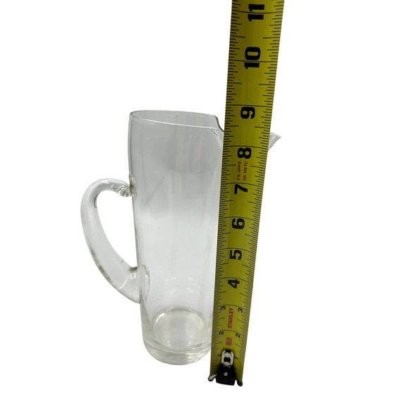 Vintage Morgantown Glass NORMANDIE Smoke Gray 10" Cocktail Pitcher - Picture 3 of 8